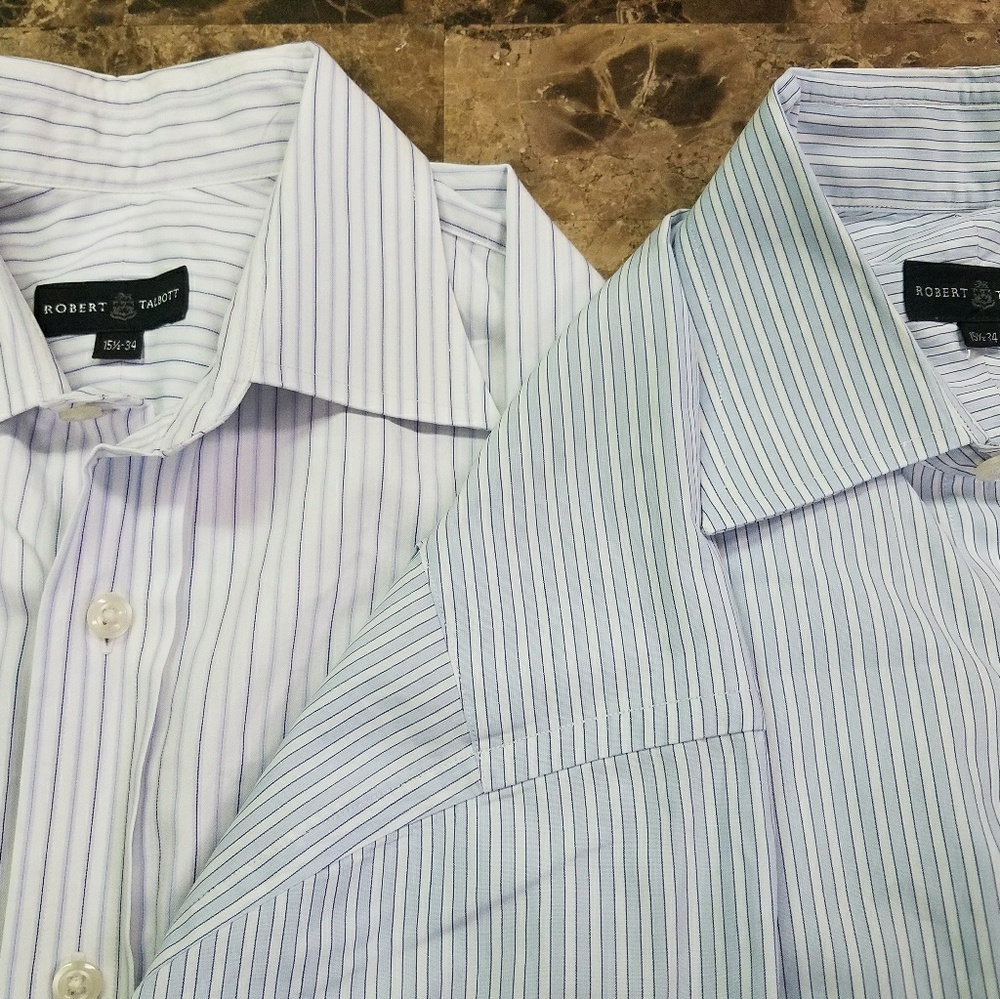 Robert Talbott Dress Shirts (2 lot) Men's M