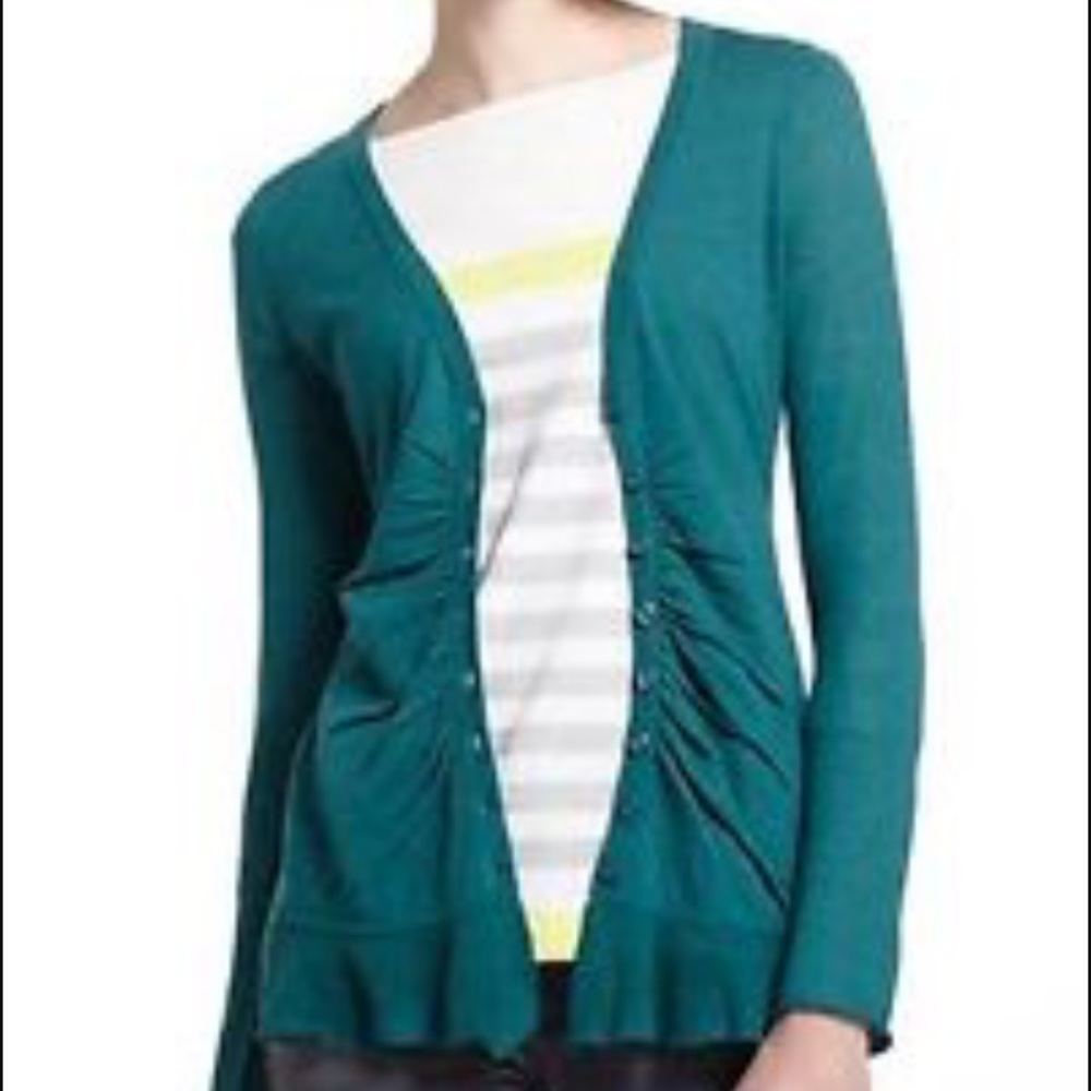 ANTHROPOLOGIE: Rosie Neira Teal Sweater
