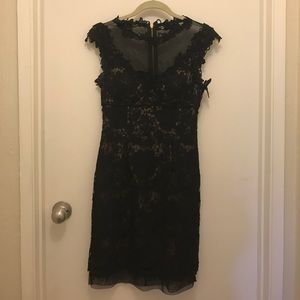 Cache Black Illusion Cocktail Dress Cache Black Illusion Cocktail Dress