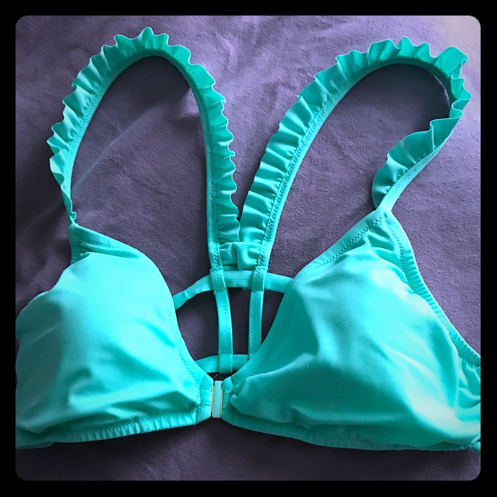 Victoria secret's real bikini size large top
