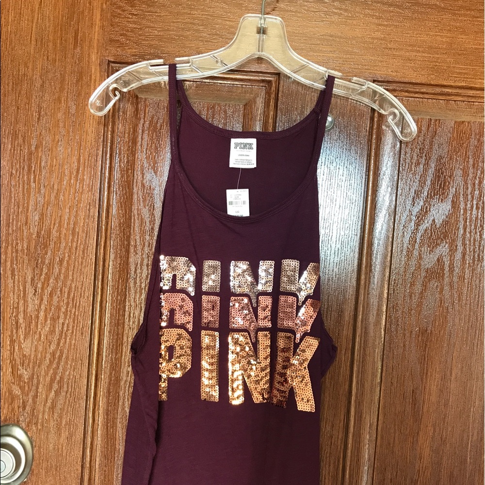Purple sequin tank top! NWT