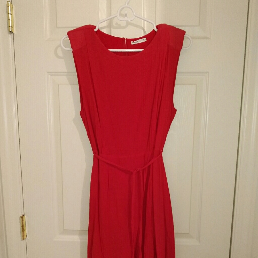 Red dress