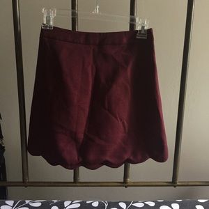 Lush mini skirt