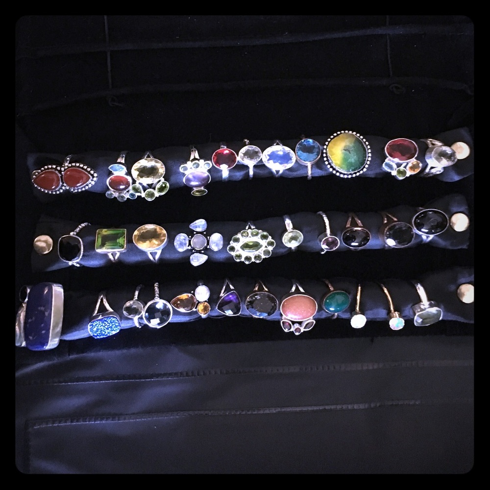 Natural stones sterling silver or gold plated