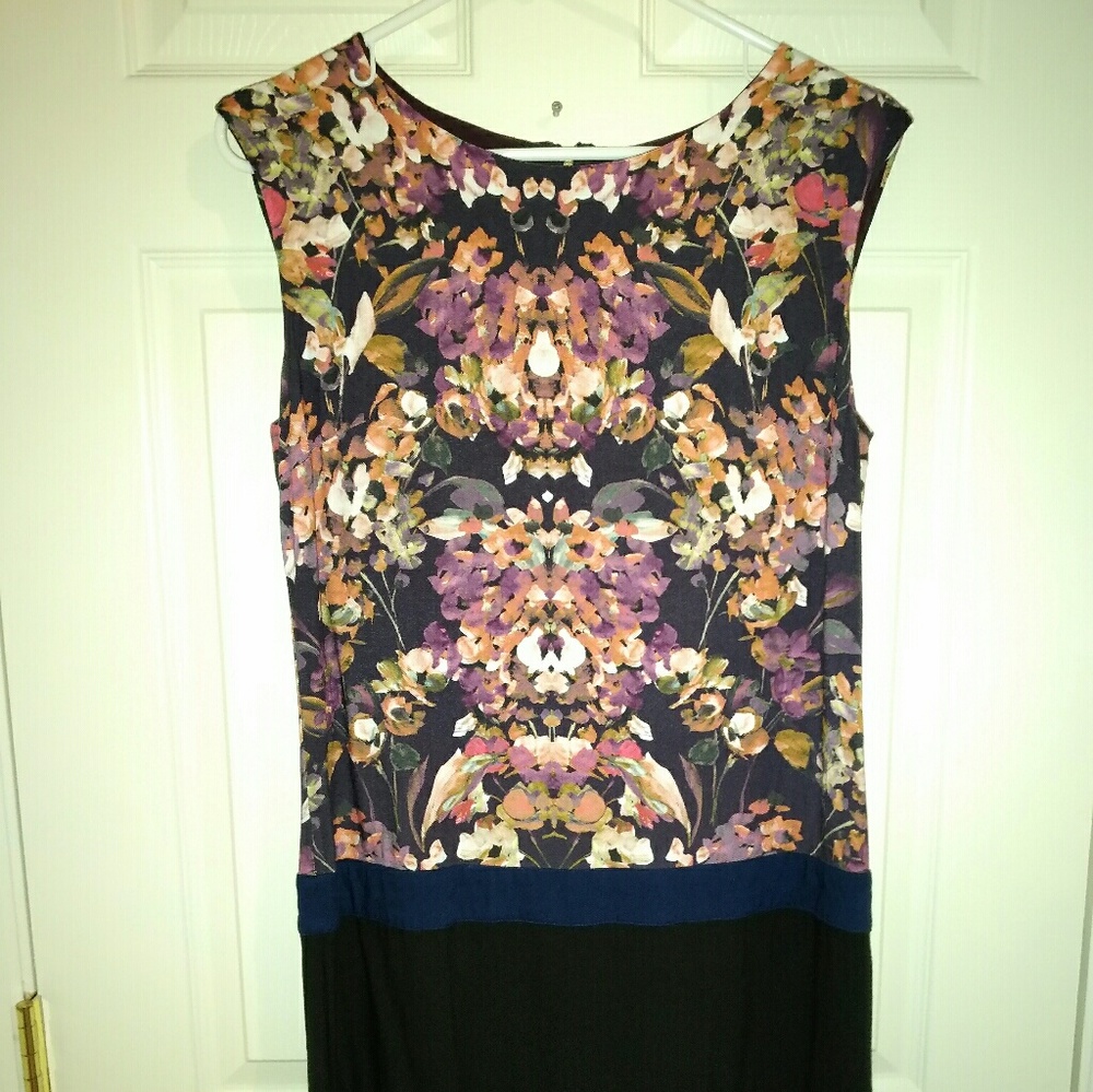 Exposed zipper dress
