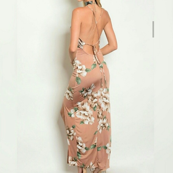 ❣️ Sale was 45$ down sizing ❣️ Double split long dress - Picture 3 of 4