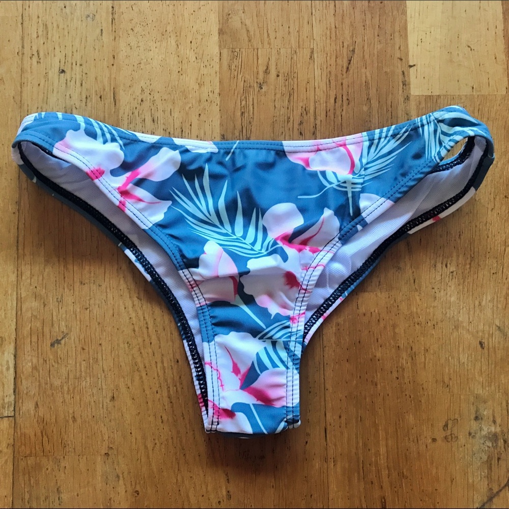 Tropical Floral Bikini Bottoms