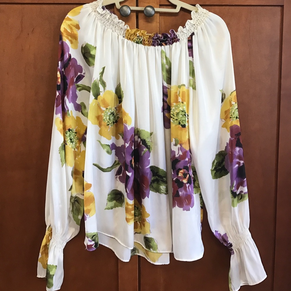 Off the shoulder mumu top