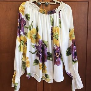 Off the shoulder mumu top