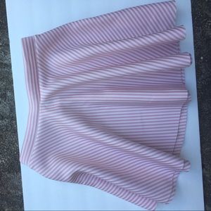 Pink stripe skirt