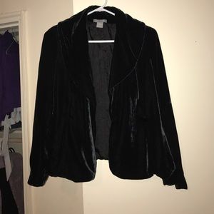 Ann Taylor Velvet blazer.
