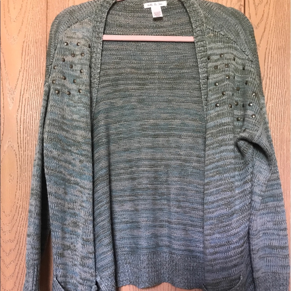 Olive Green Cardigan