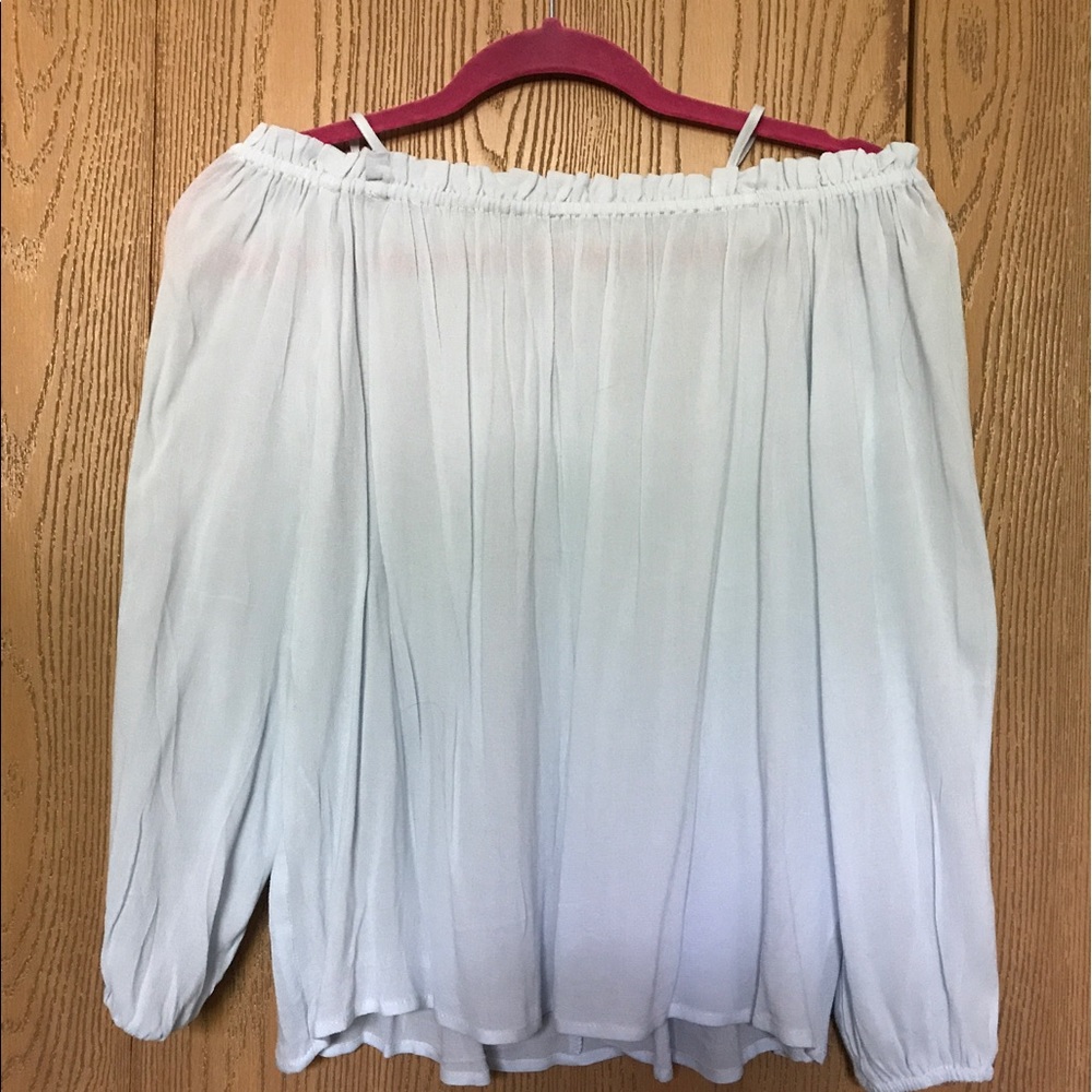 Periwinkle Off The Shoulder Top