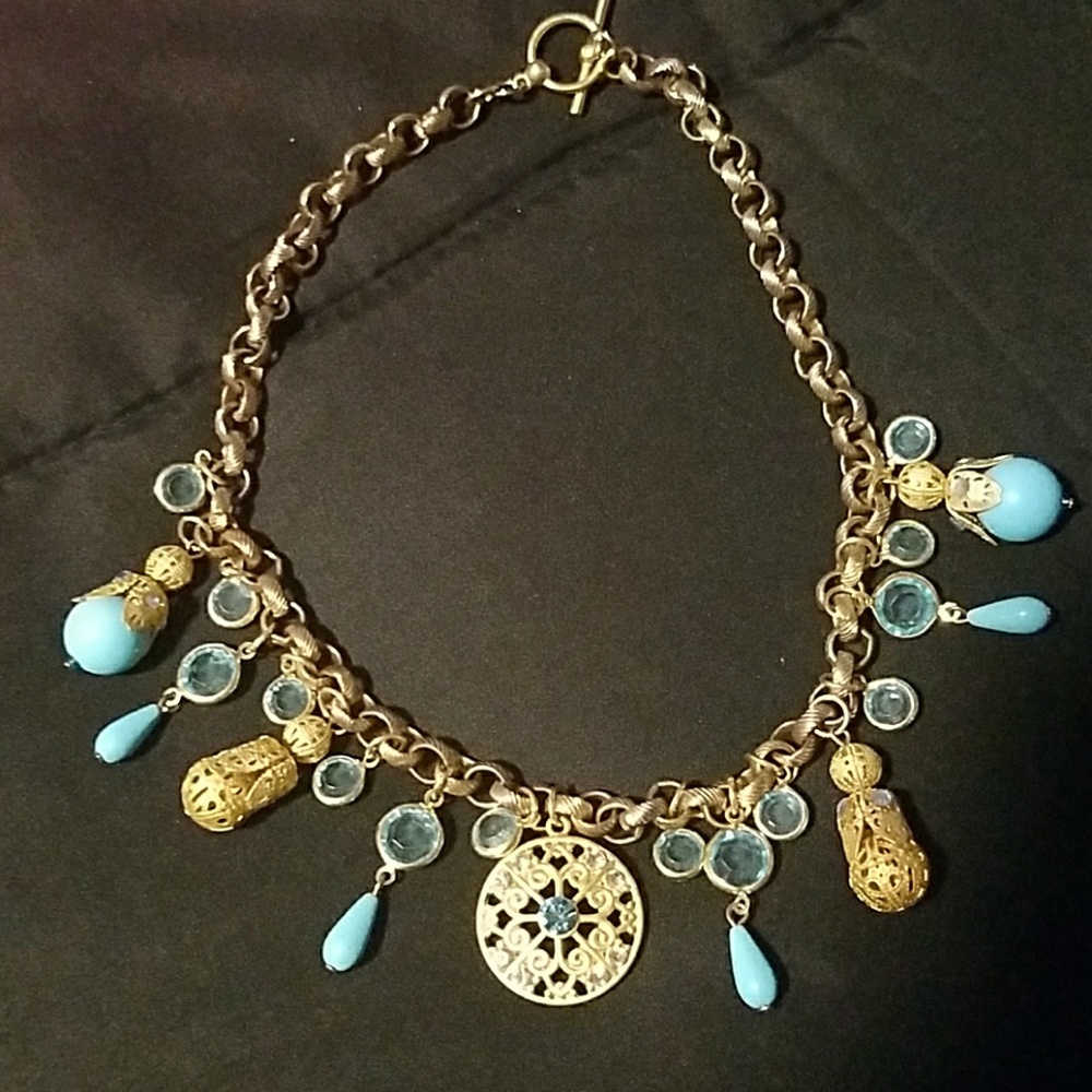 Angel charm choker necklace *vintage*