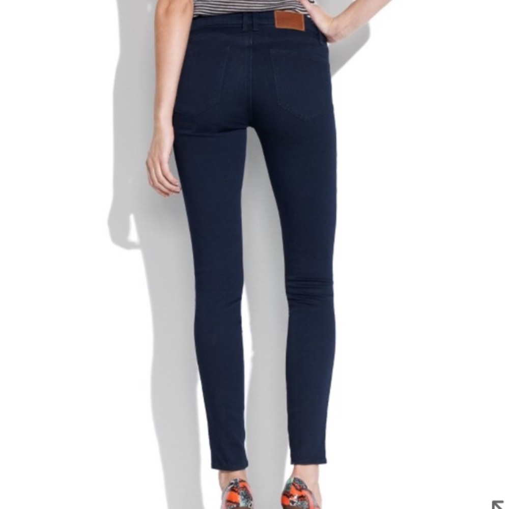Madewell skinny skinny ankle blue jeans