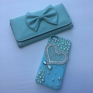Wallet and case set