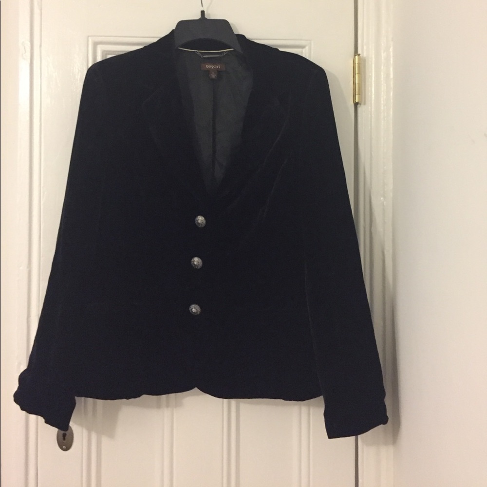 Velvet blazer
