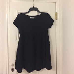 American Apparel Black Babydoll dress