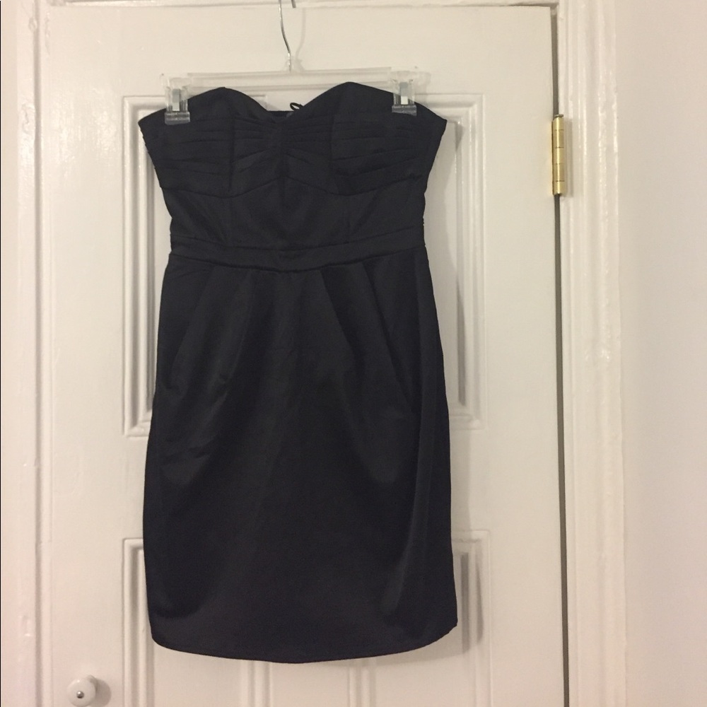 Strapless cocktail dress