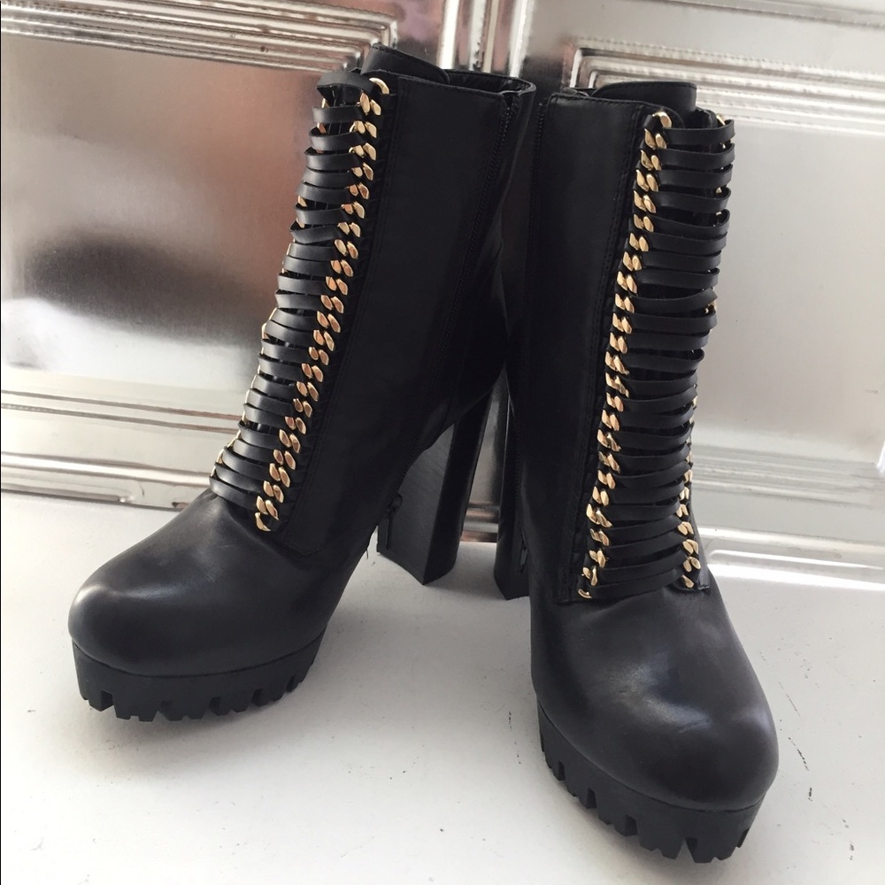 NEW! ASOS military platform ankle boots, US 8