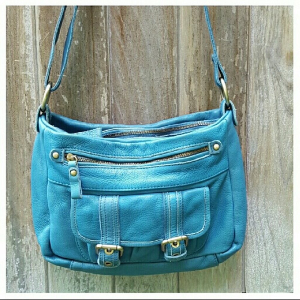 Anthropologie Cerulean Wave Bag by Tano