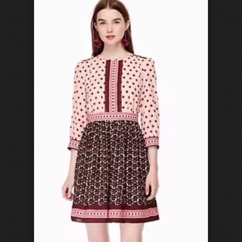 kate spade new york mocked tile dress Size 4 NWT - Picture 1 of 8
