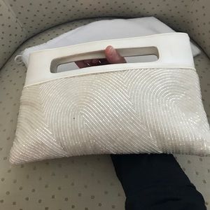 💥JULY 4TH SALE💥BCBG Beaded Evening Satin Bag