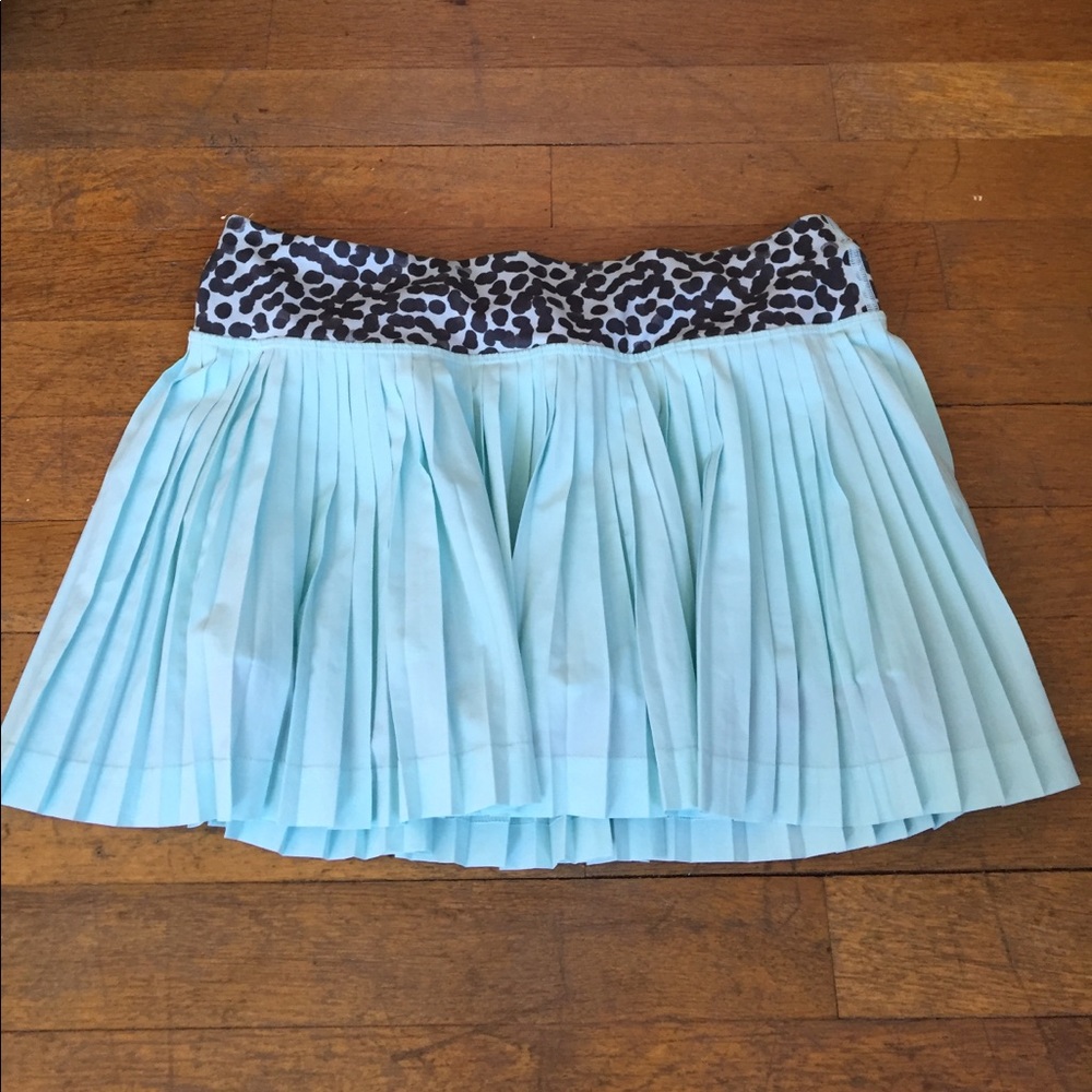 Lululemon- Teal Tennis Skirt