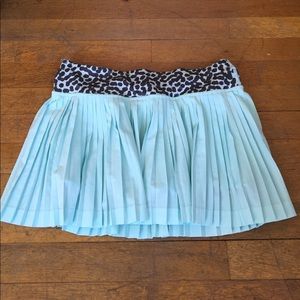 Lululemon- Teal Tennis Skirt