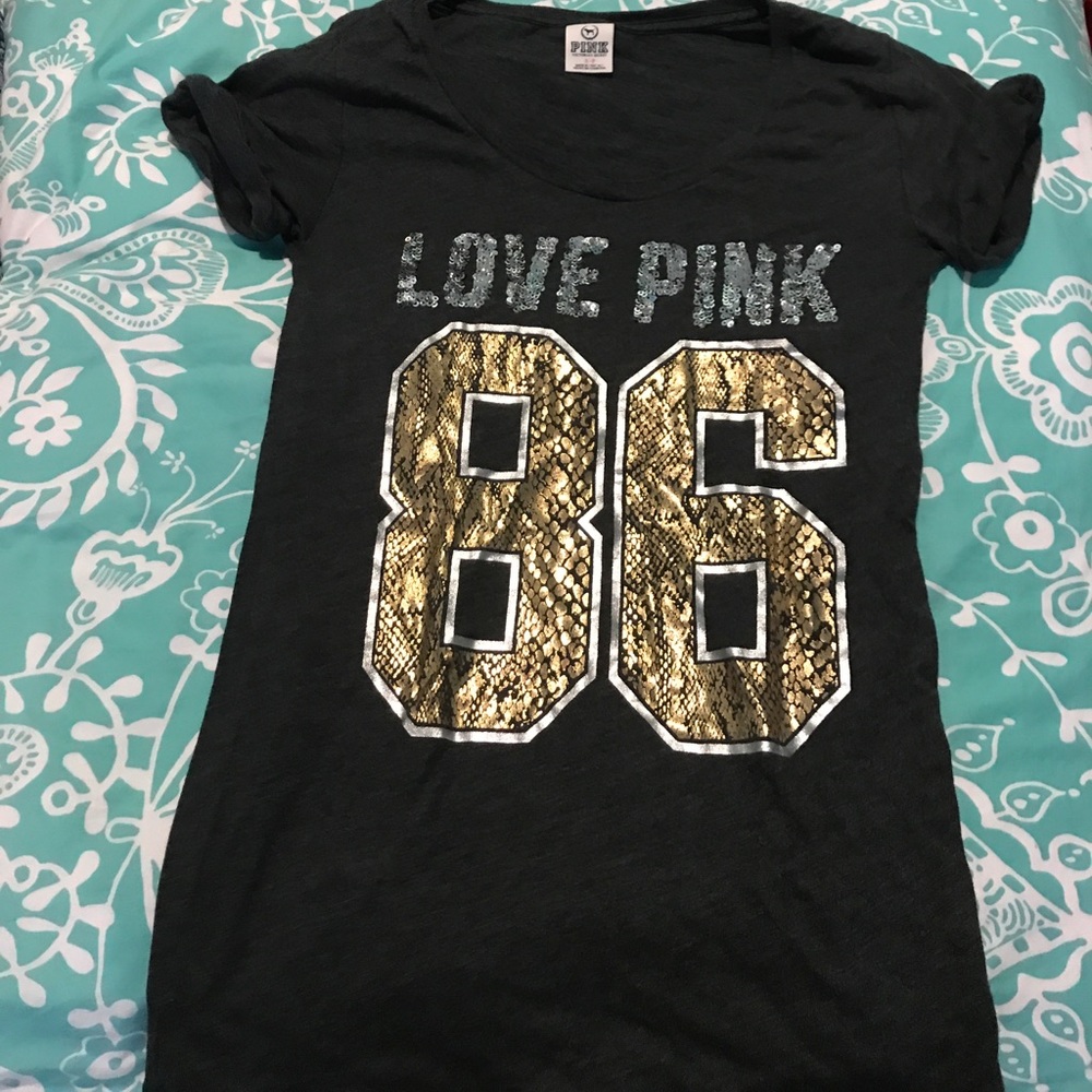 VS Pink sequin shirt