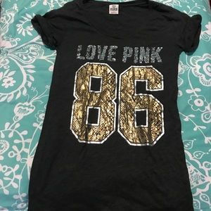 VS Pink sequin shirt