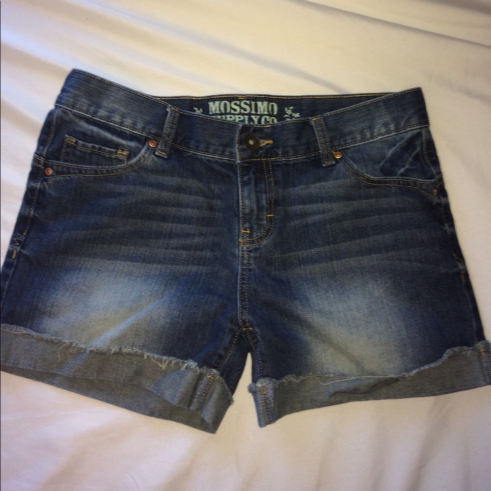 Denim shorts