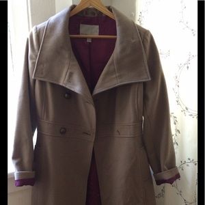 Part wool coat