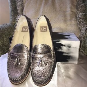 Dolce vita penny metallic leather penny loafers