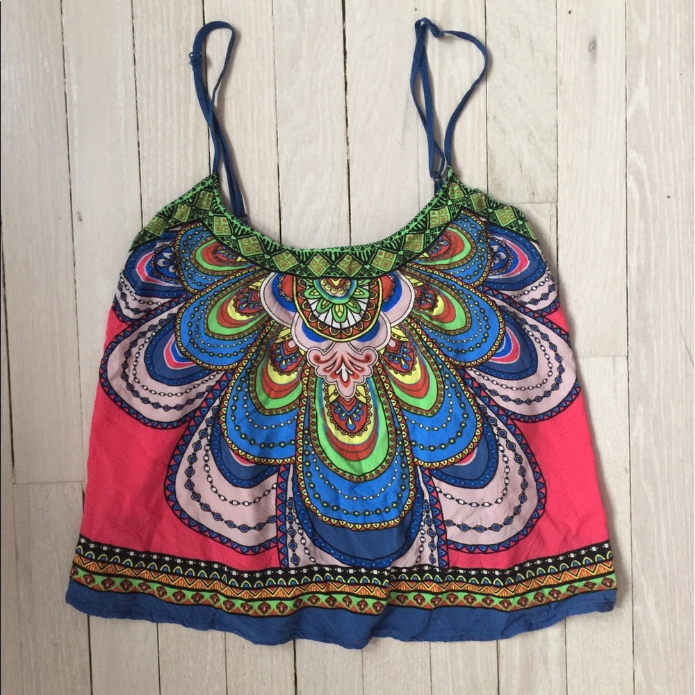 Multicolored summer tank