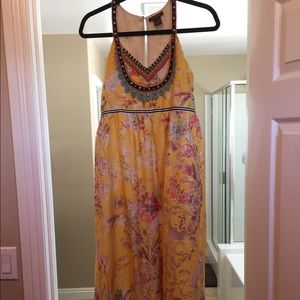 Anthropologie Bollywood style maxi dress
