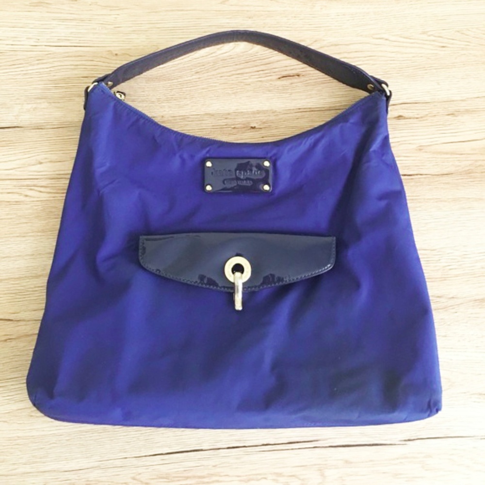 SALE Kate spade navy blue Patent leather bag
