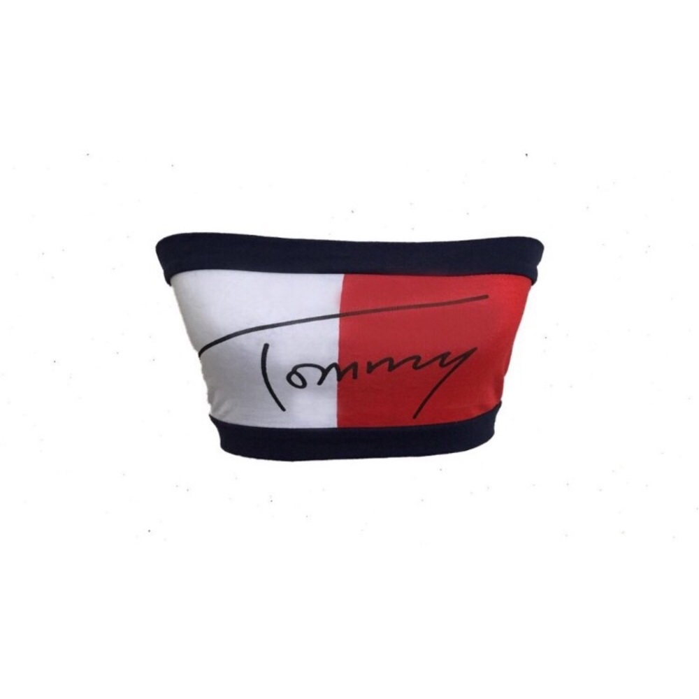 SOLD! Tommy Hilfiger Replica Crop Top