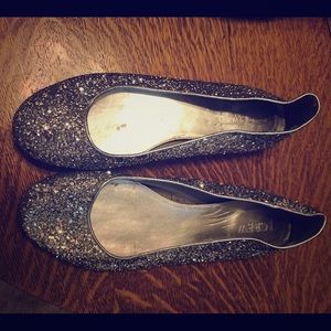 J.Crew RARE glitter flats! PRICE DROP!