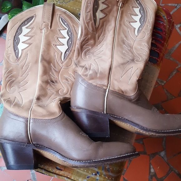 Custom made cowboy boots ACME, 8.5A - Picture 3 of 6