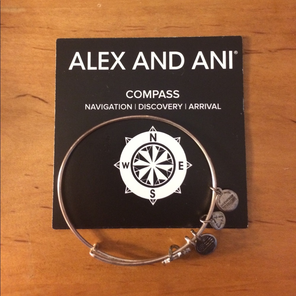 Alex and Ani compass bracelet