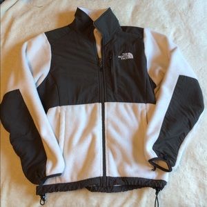The North Face White & Charcoal Full Zip