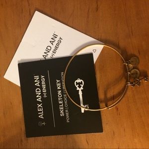 Alex and Ani skeleton key bracelet