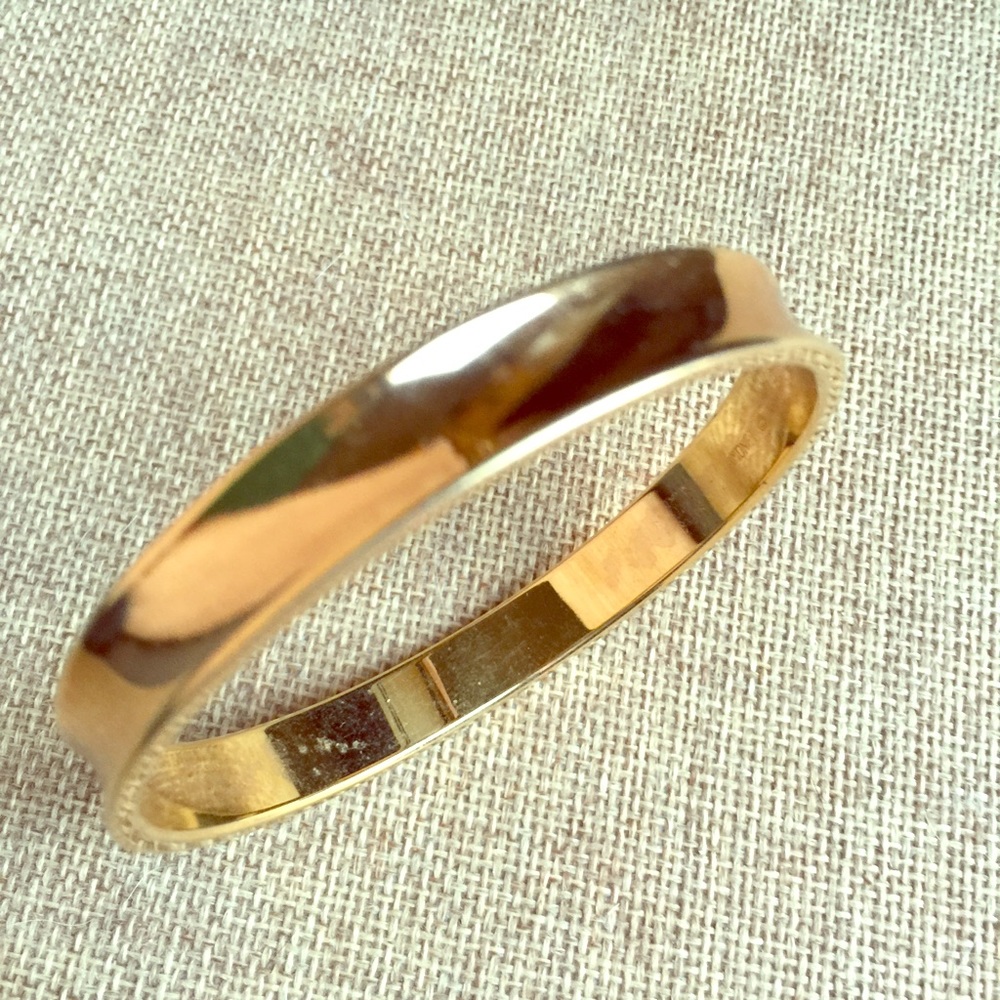Vintage Monet Bangle gold tone