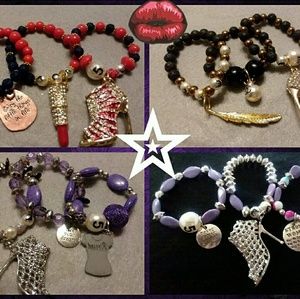 Bracelets with charm pieces