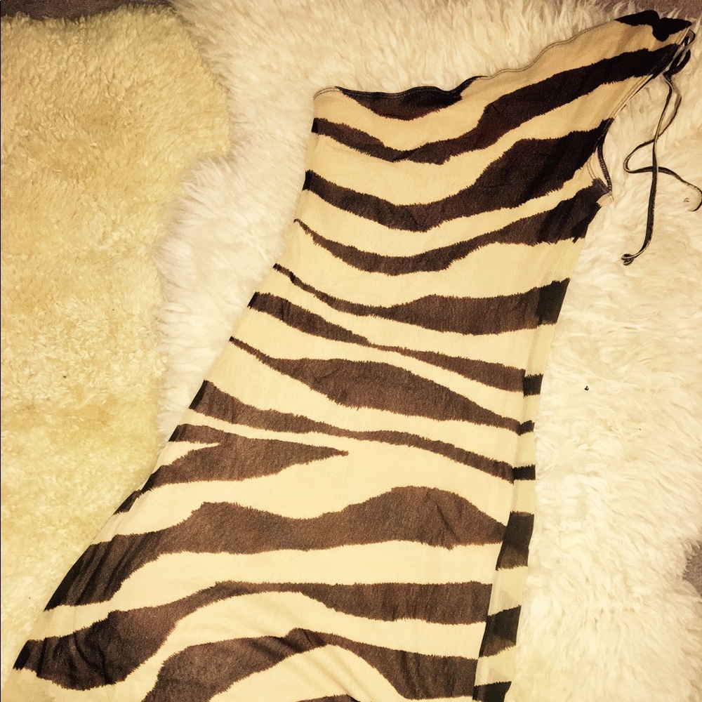 Authentic Moschino Off-Shoulder Evening Dress