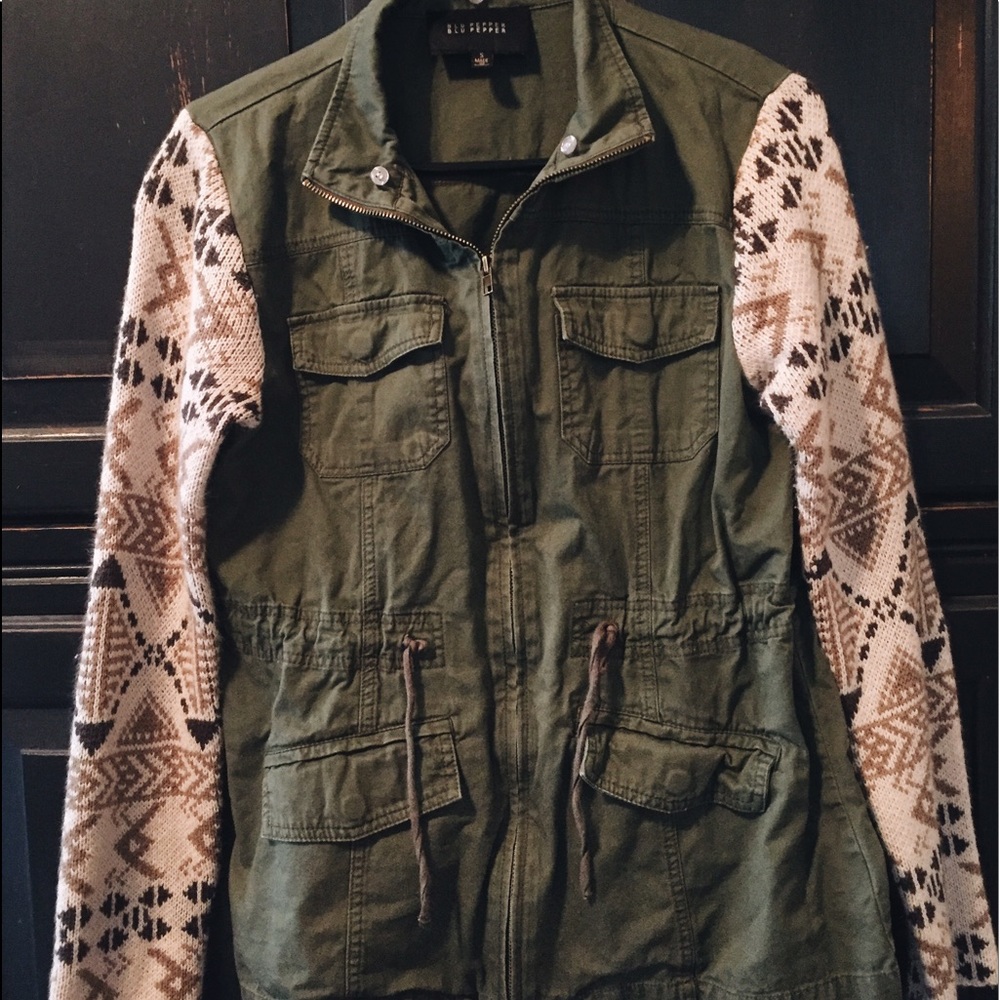 Aztec sweater jacket