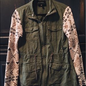 Aztec sweater jacket