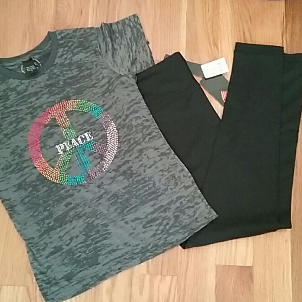 RBX Athletic Pant New S & Peace Tee M