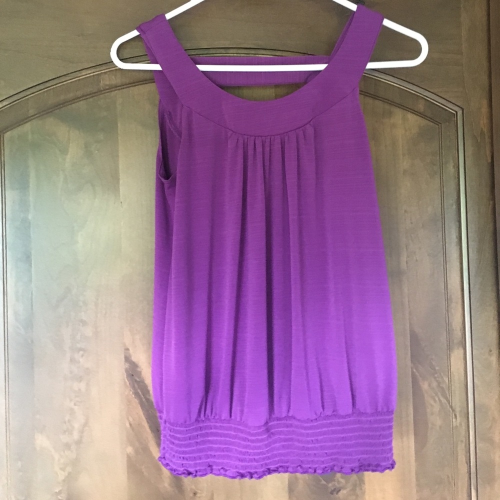 Purple dress top